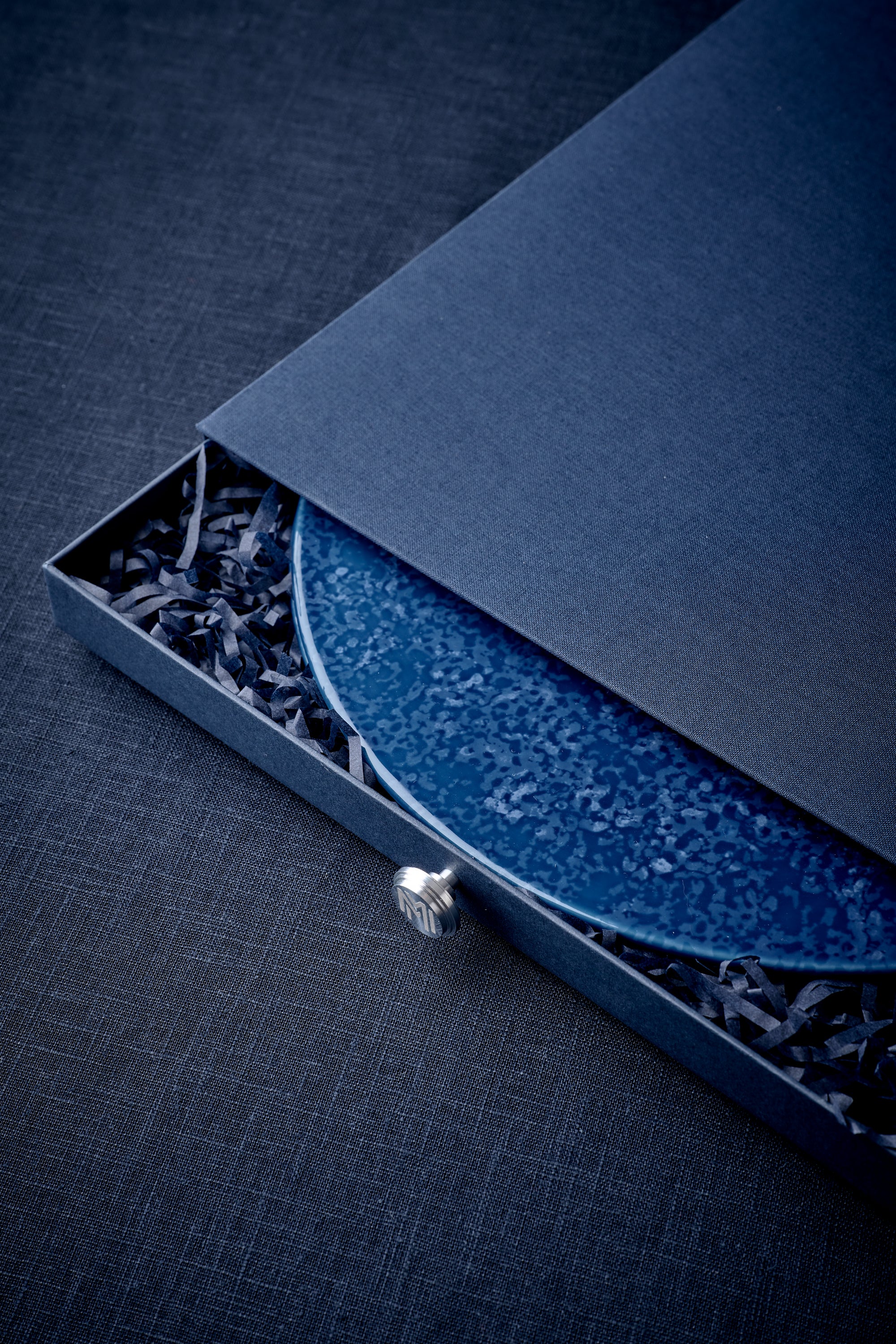 Assiette Luna bleue (30cm)