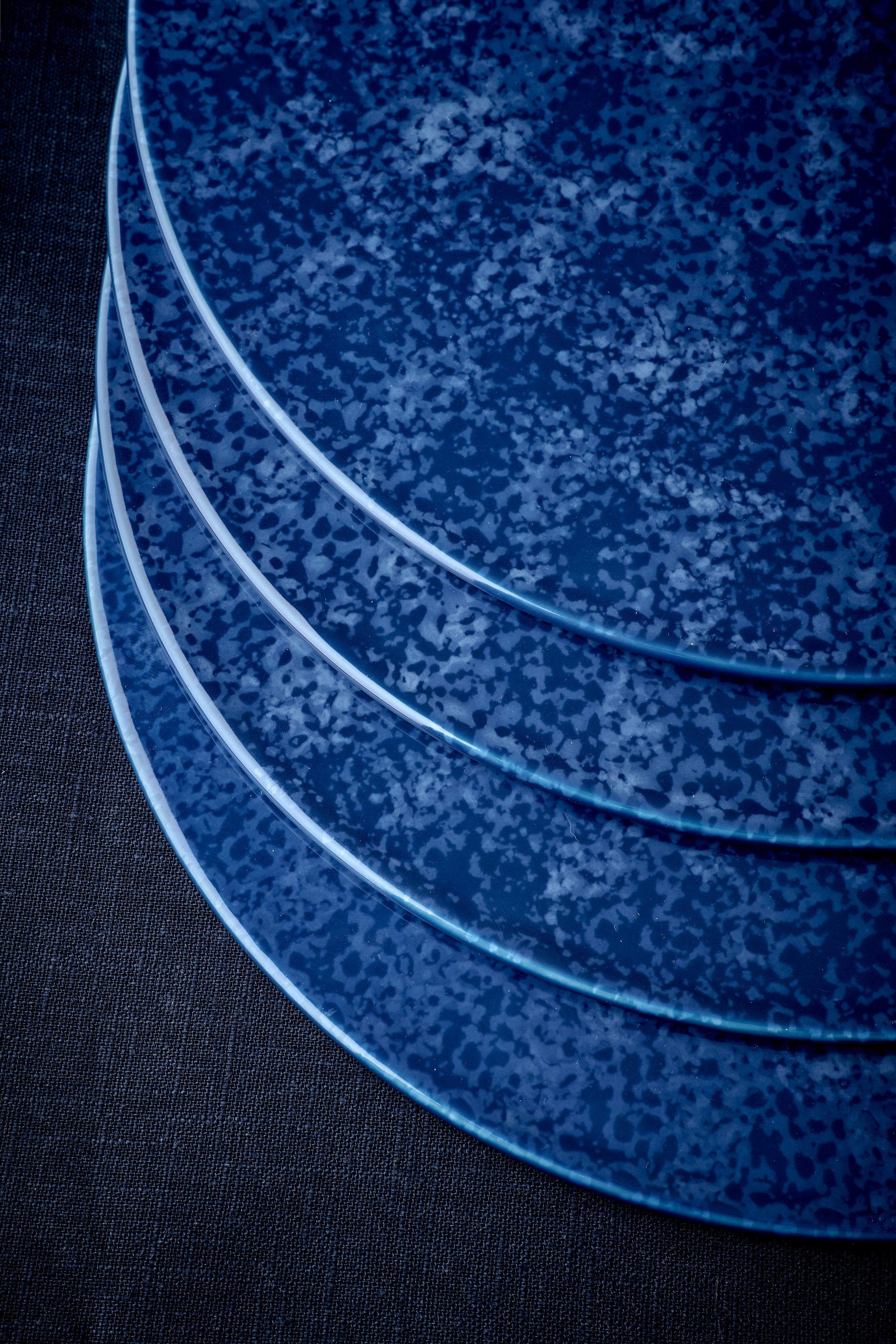 Assiette Luna bleue (30cm)