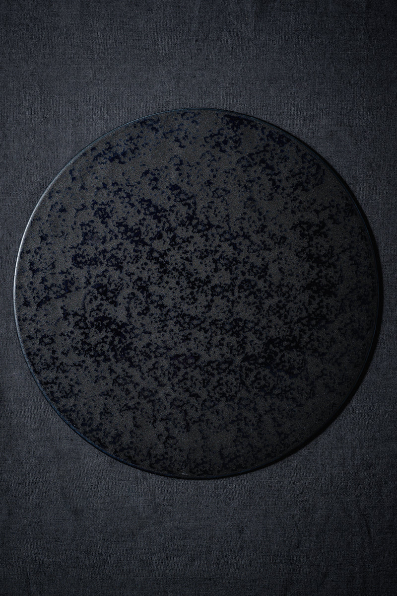 Assiette Luna noire (30cm)