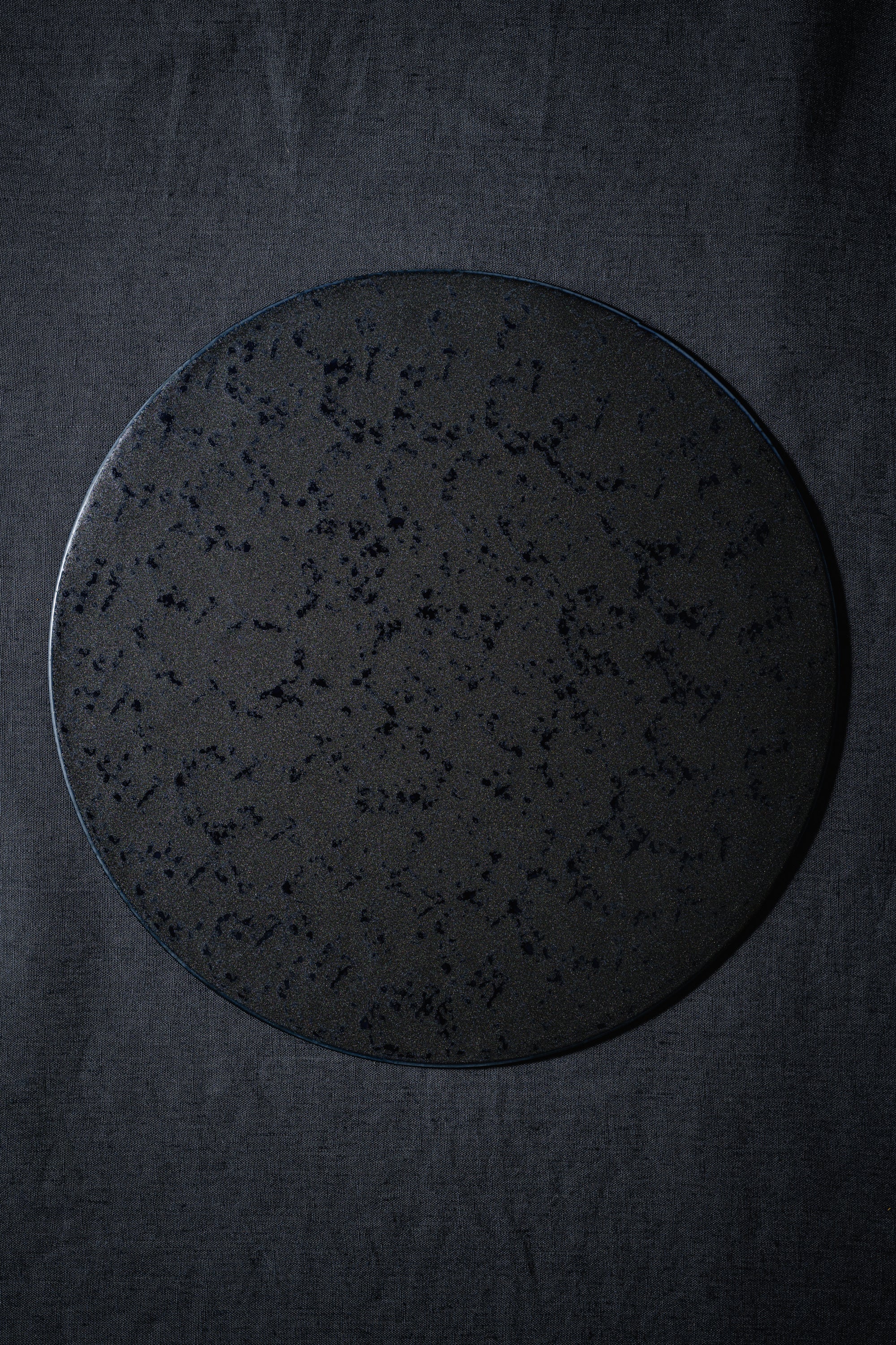 Assiette Luna noire (30cm)
