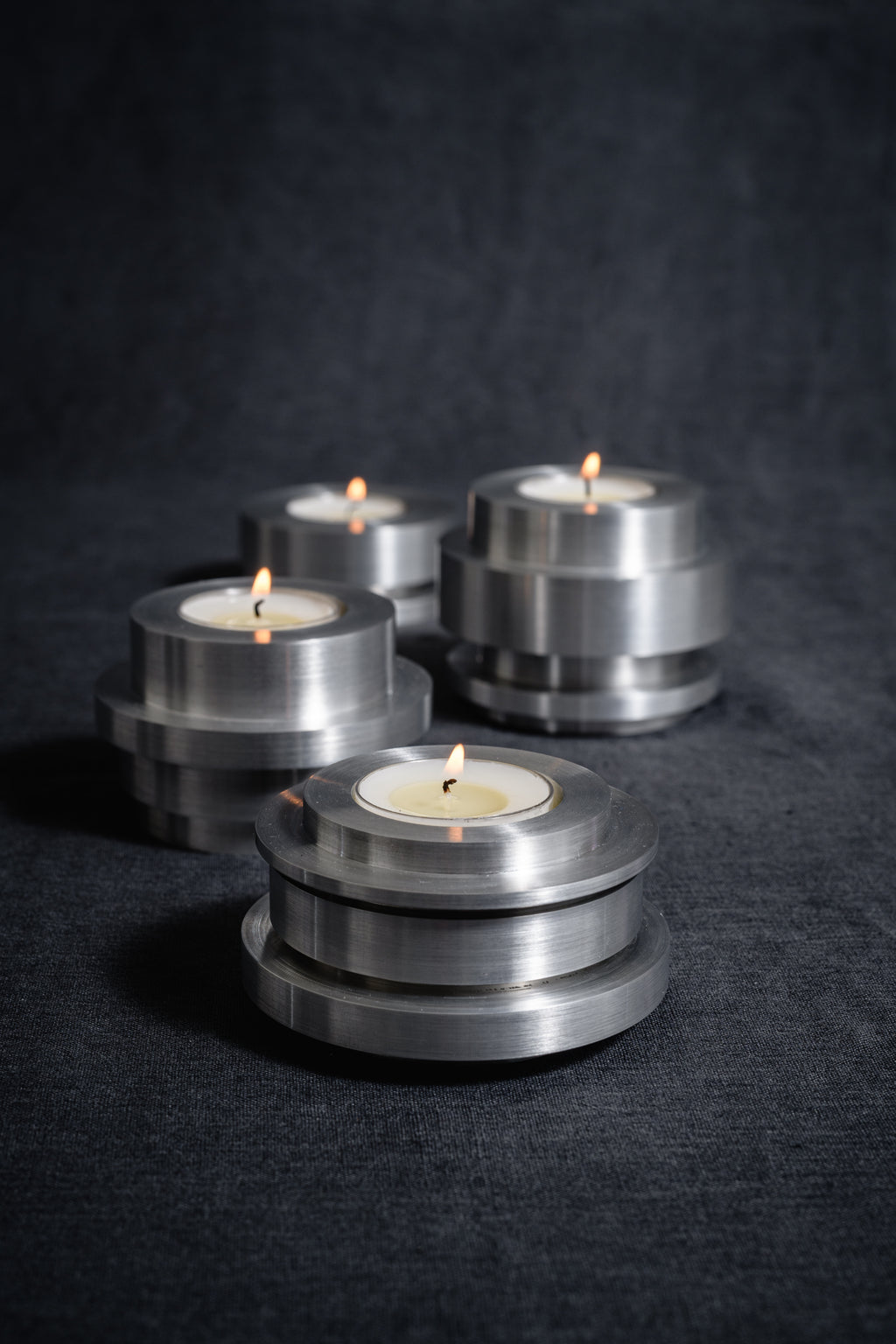 Metal candle holder M420