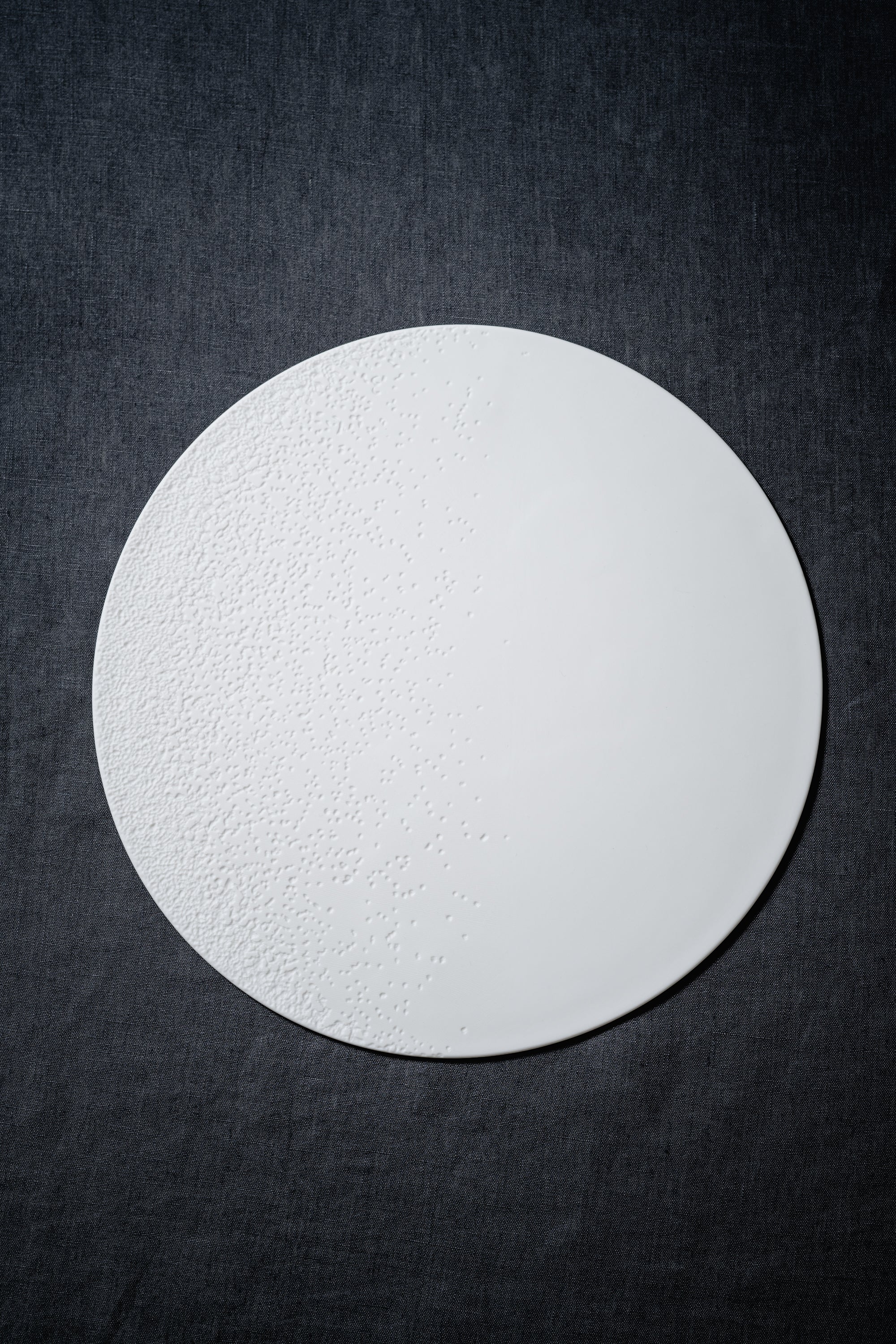 Assiette Luna blanche (30cm)