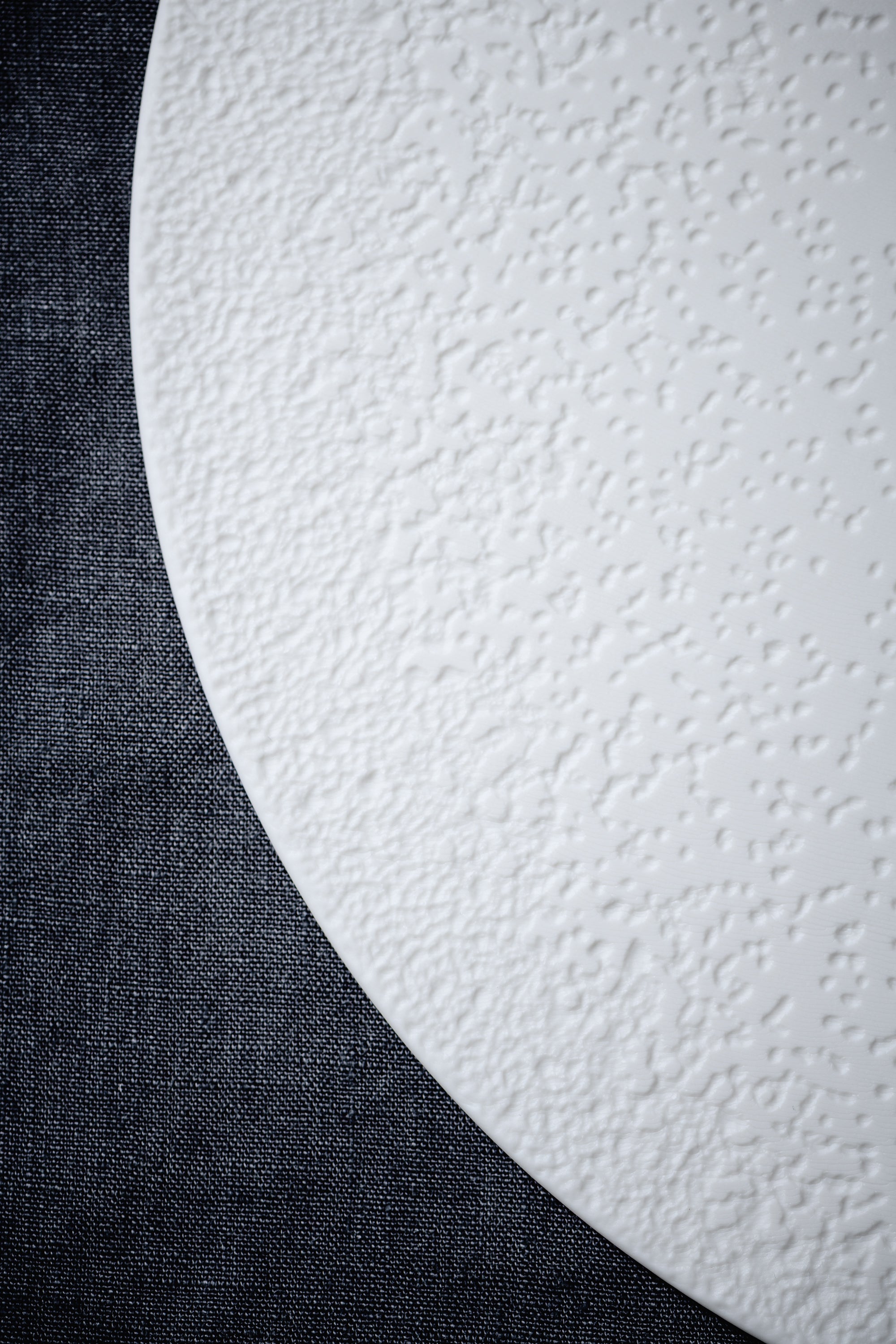 Assiette Luna blanche (30cm)